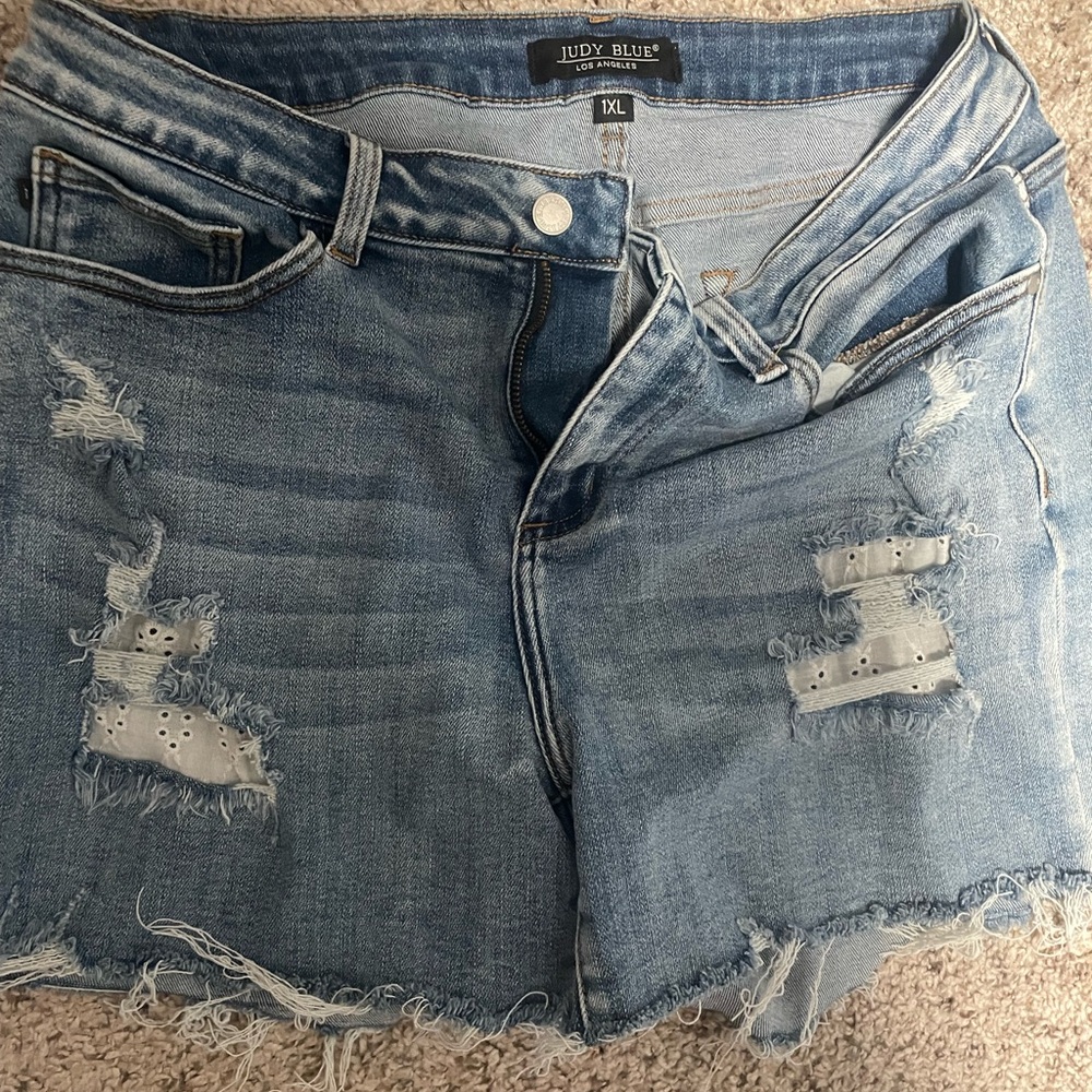 Judy blue lace Jean short